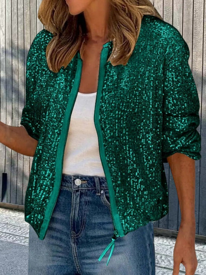 Women's Sequin Jacket In A Modern Cut Amarae