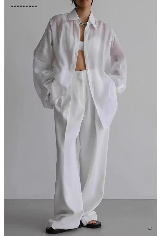 Chemise décontractée pour femmes avec des manches larges Chic & Stil