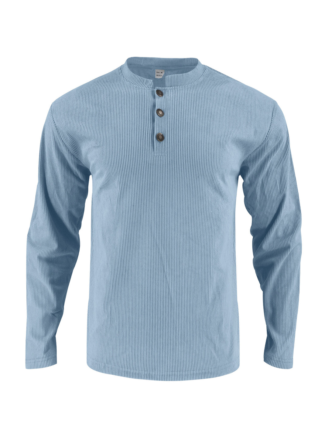 Long sleeve shirt for men with comfortable button placket and textured design Lune London