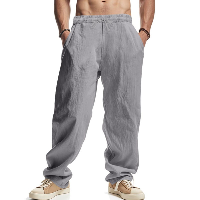 Casual pants for men with elastic waistband and practical pockets Lune London