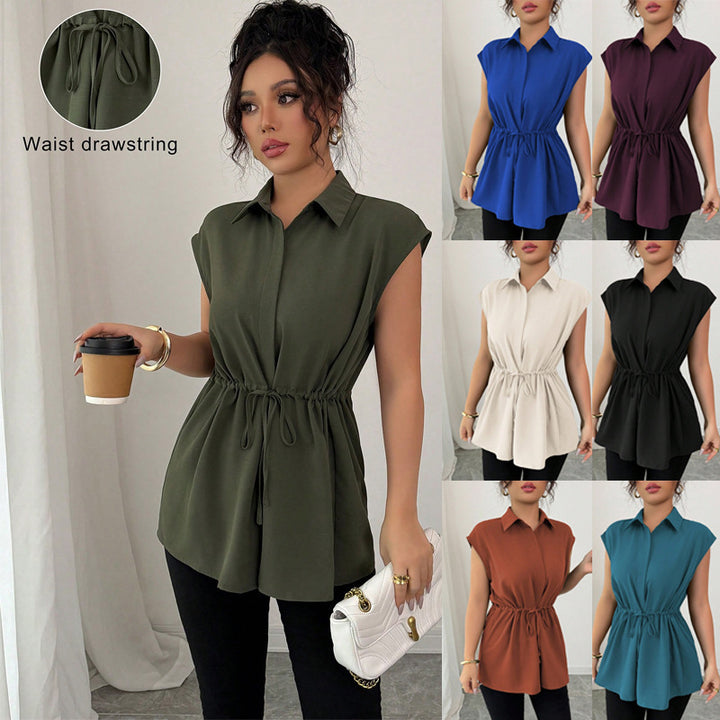 Women casual blouse with tailored cut Lune London