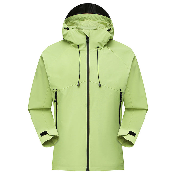 Men's Waterproof High-Visibility Shell Parka with Breathable Membrane, Adjustable Hood and Ventilation Amarae
