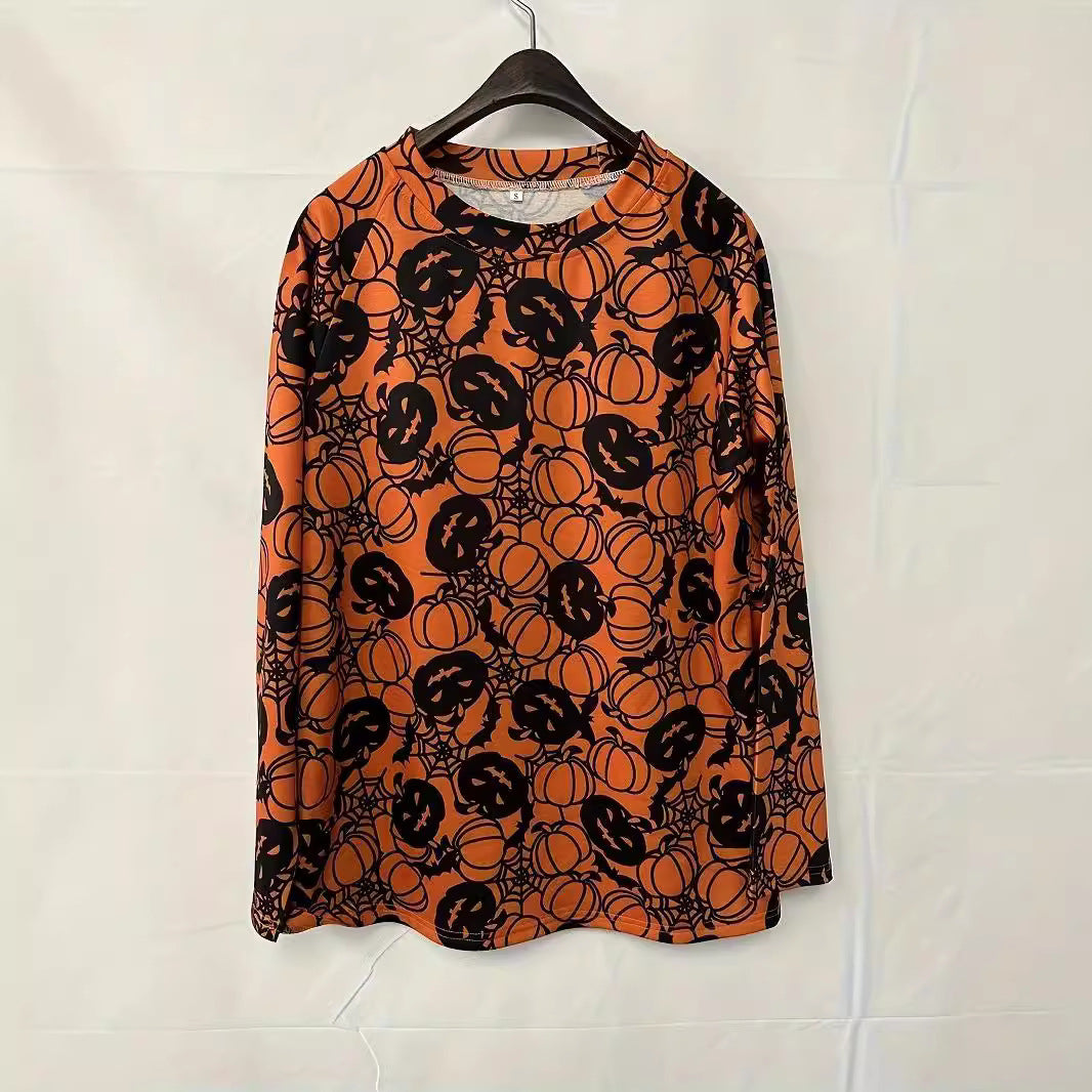 Casual women's sweatshirt with Halloween pattern and comfortable fit Lune London