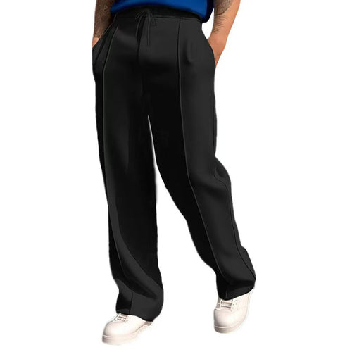 Men's Sporty Relaxed Fit Jogging Pants with Elastic Waistband and Side Pockets Chic Und Stil