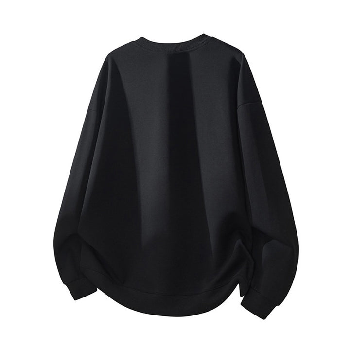 Oversized sweatshirt for women with raglan sleeves and elastic waist Lune London