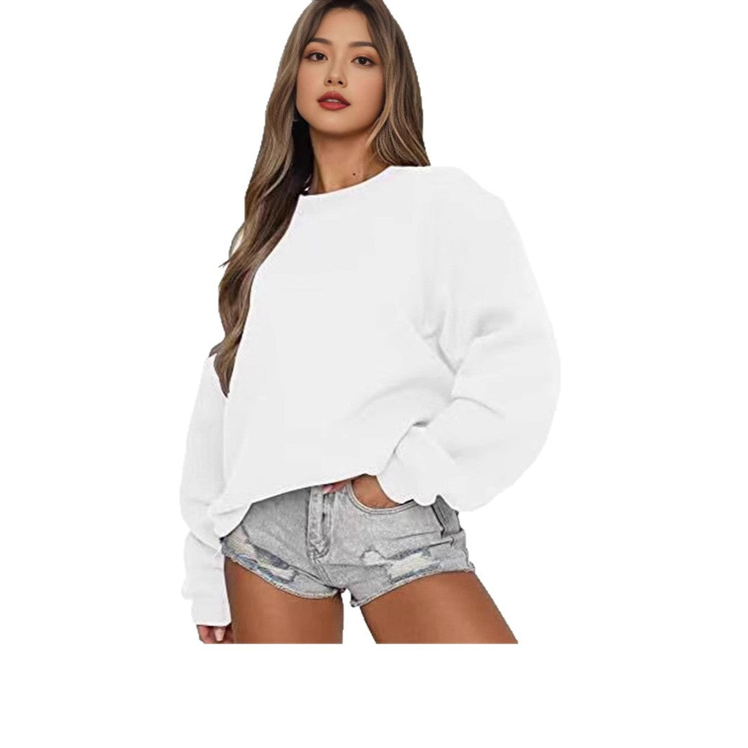 Ladies Oversized Sweatshirt with a relaxed fit and soft sleeves Lune London