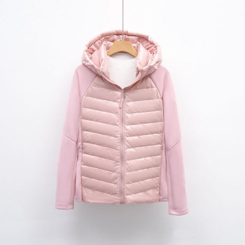 Ladies versatile hybrid jacket with hood Amarae