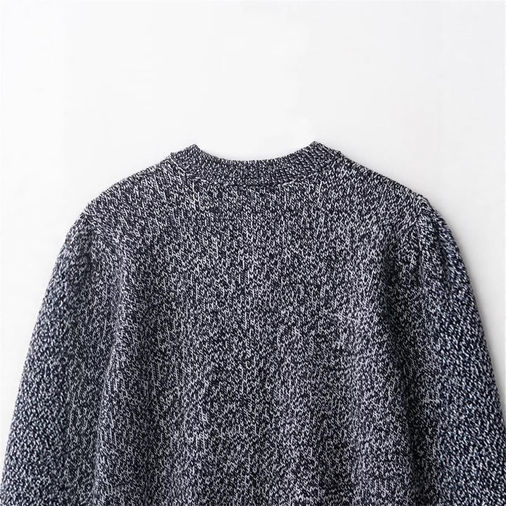 Cardigan for women with innovative textured pattern and button placket Lune London