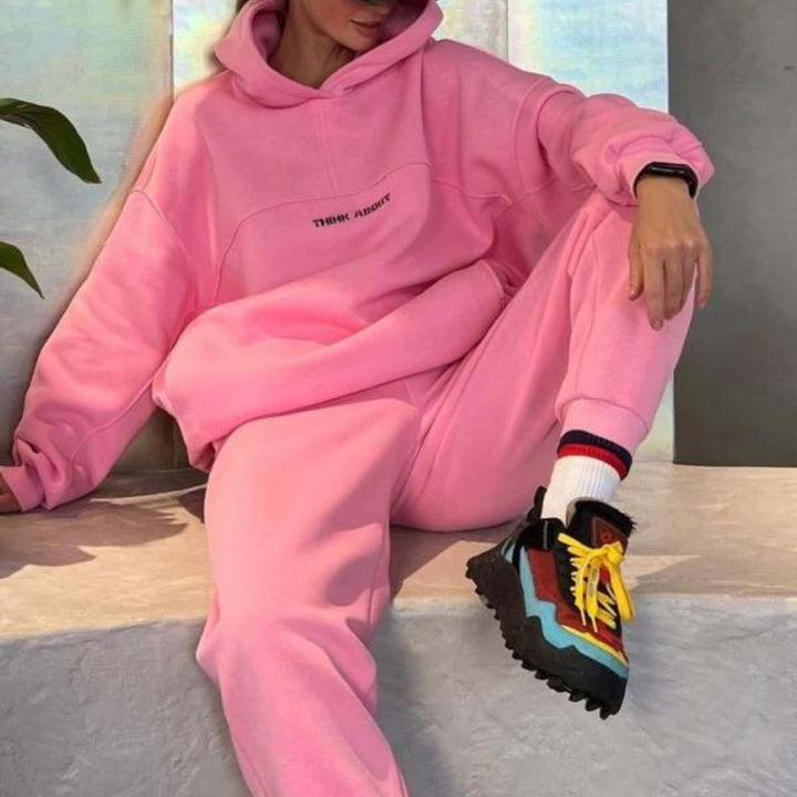 Oversized hoodie for women with statement print Lune London