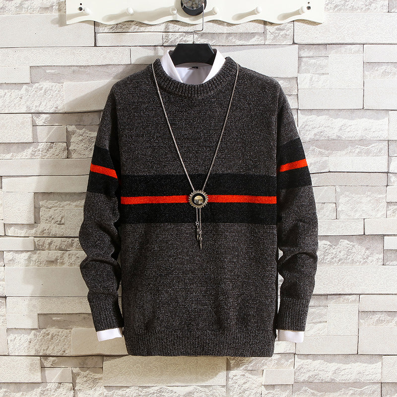 Trendy men's sweater with striped design and great comfort Lune London