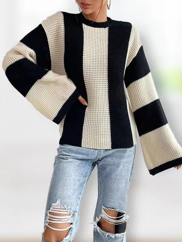 Pull-over tendance pour femmes avec manches larges Lune London