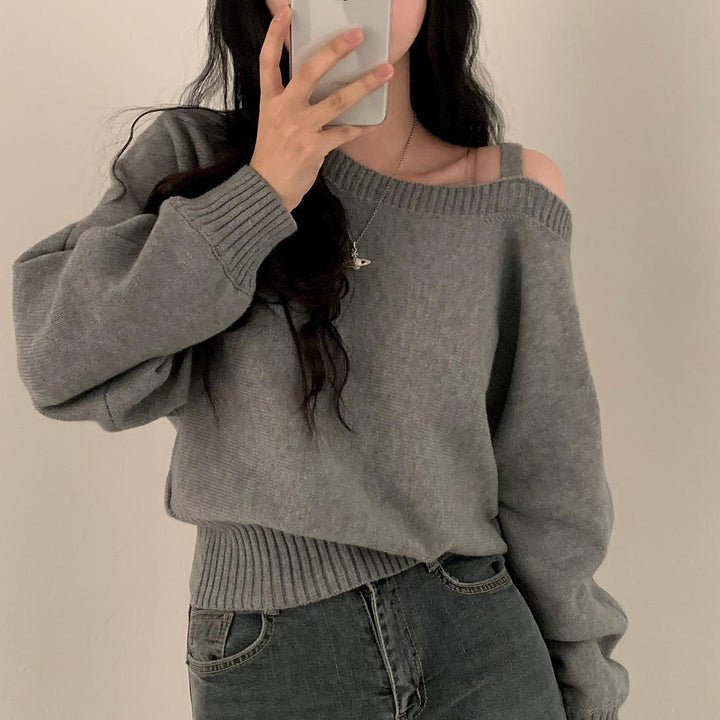 Pull en maille surdimensionné pour femmes Chic & Stil