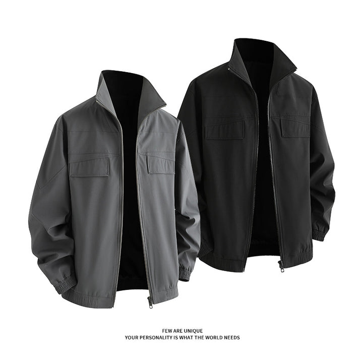 Leisure jacket for men with practical pockets and high collar Lune London