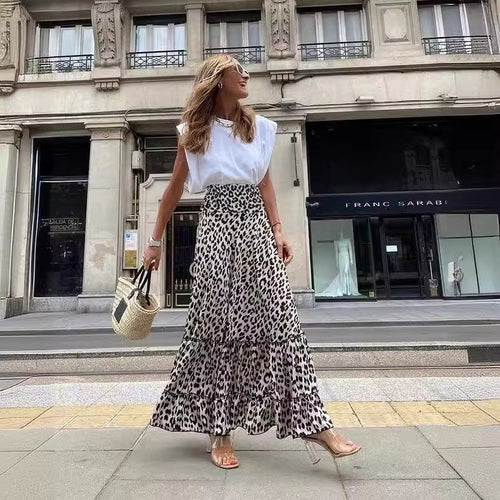 Ladies Elegant Chic Maxi Skirt