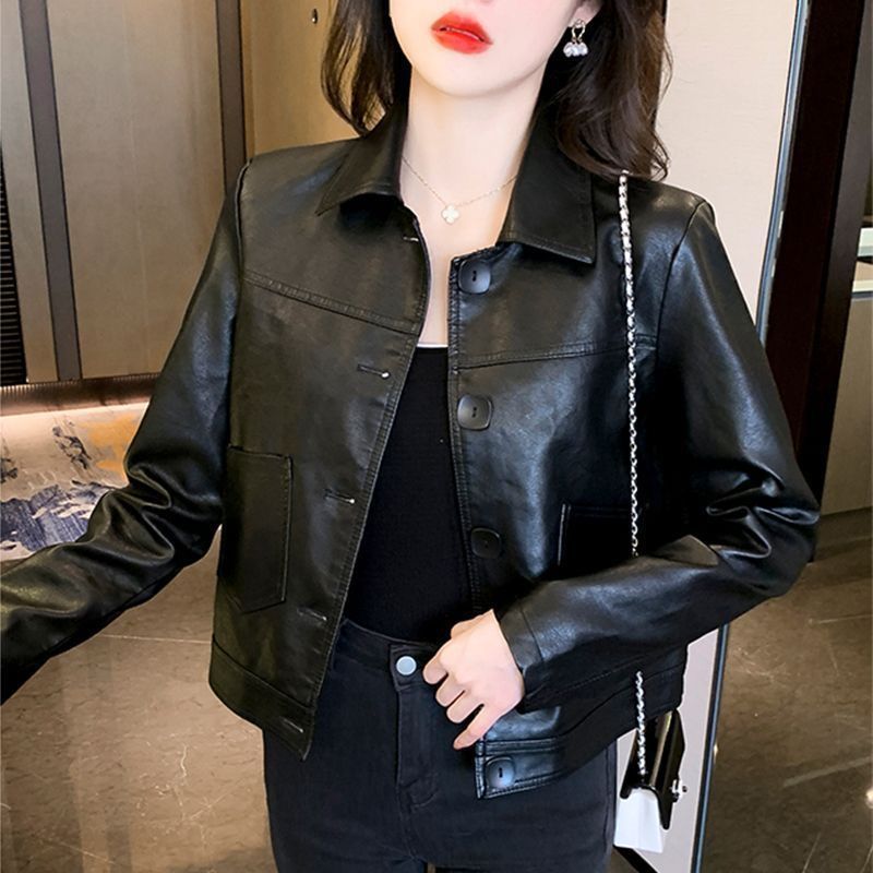 Veste en cuir chic pour femmes dans un style de motard moderne Chic & Stil