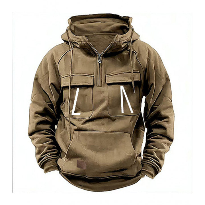 Men's casual hooded sweatshirt with pockets and modern fit Amarae