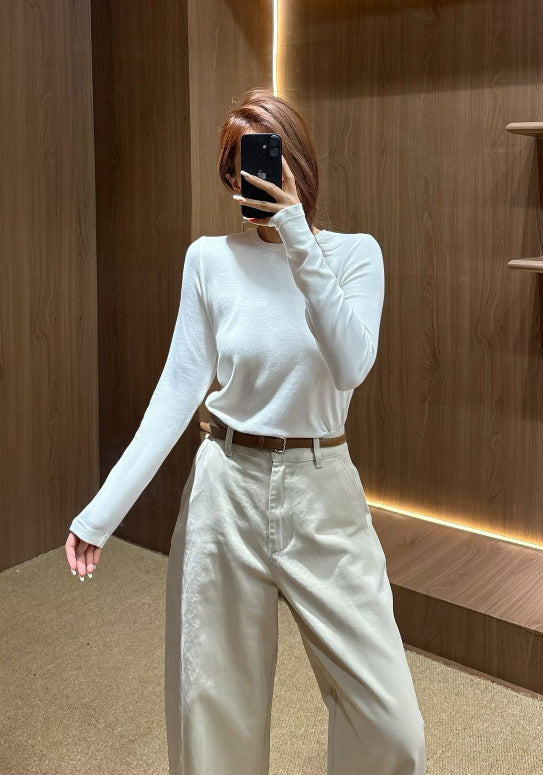 Chemise décontractée à manches longues pour femmes Chic & Stil