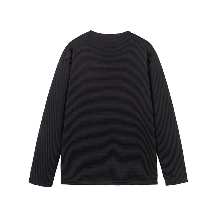 Unisex Thermal Henley Shirt with Waffle Texture and Long Sleeve Amarae