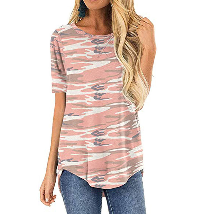 Women's t-shirt with modern leopard pattern and relaxed fit Lune London