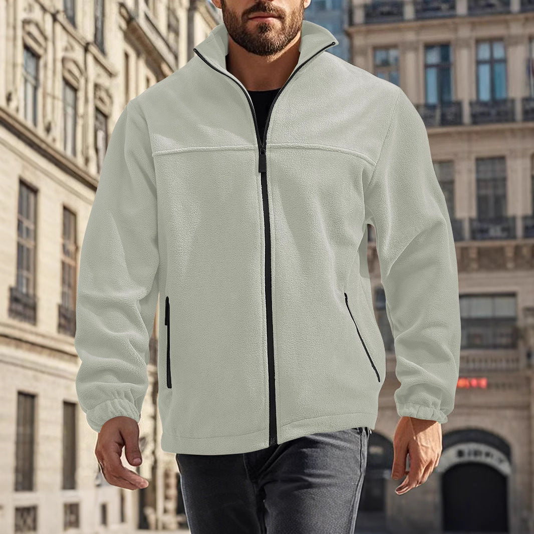 Lune London | Men's Fleece Jacket with High Collar