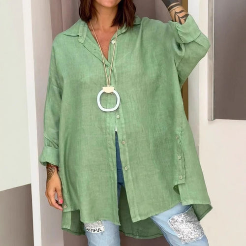 Blouse en lin aéré pour femmes Chic & Stil