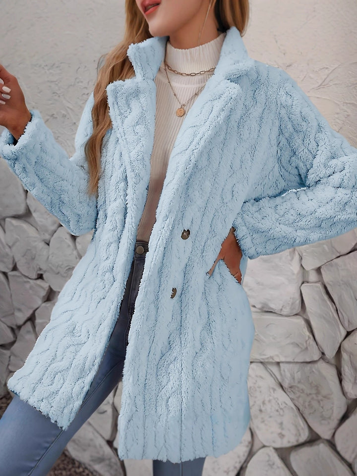 Ladies cozy fleece jacket with Amarae structure