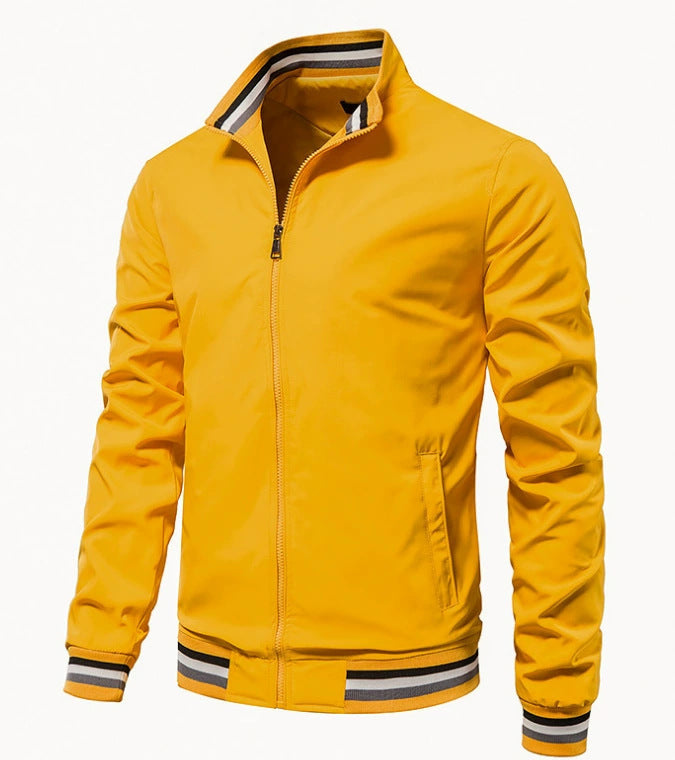 Elegant bomber jacket for men with elastic cuffs Lune London