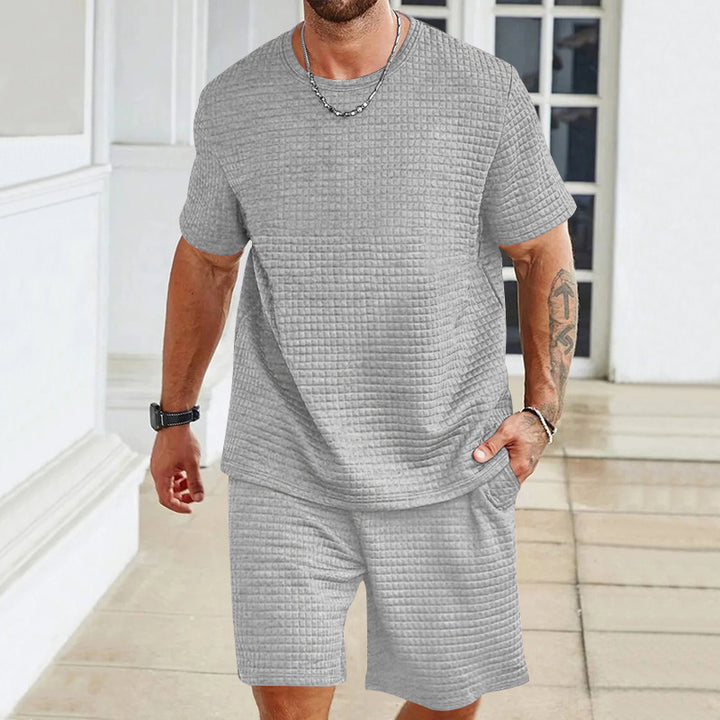 Casual short sleeve t-shirt and shorts set Lune London for men