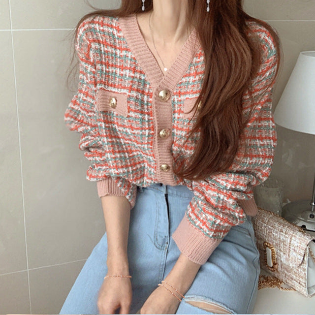 Lune London Elegant Boucle Knit Jacket for Women