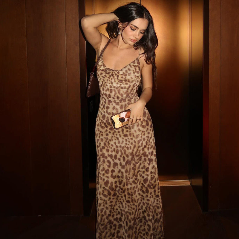 Lune London Animal Print Long Dress for Women