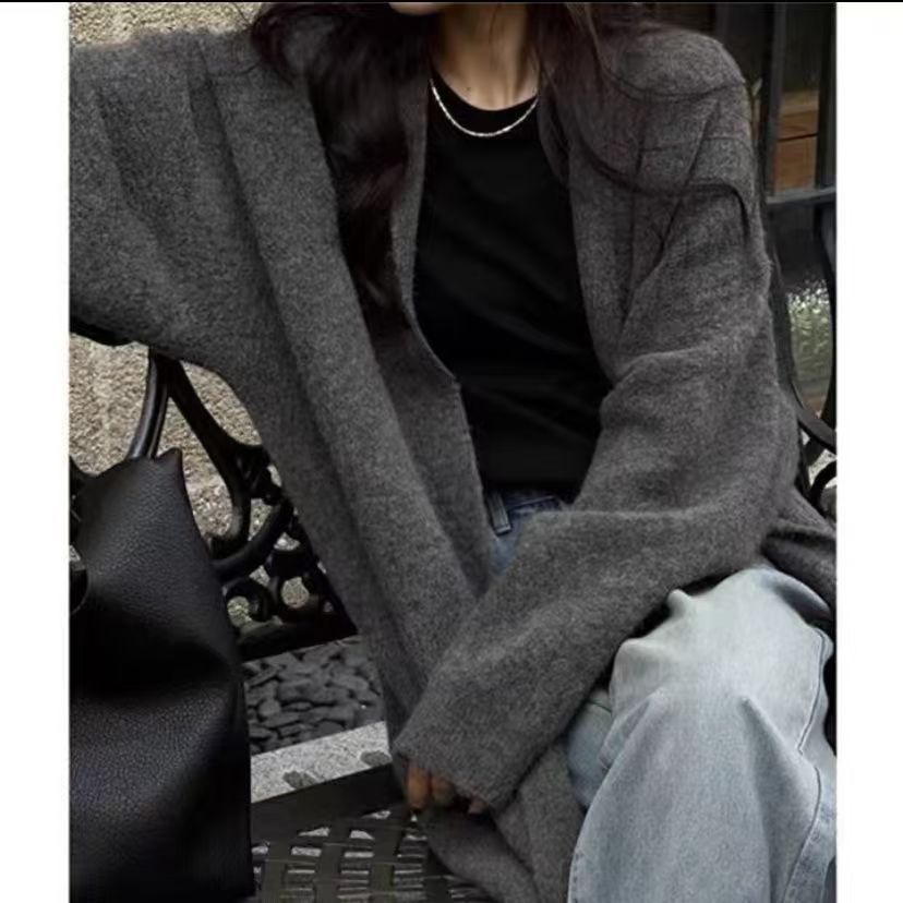 Femmes Élégant et Chaud Cardigan Oversize Chic & Stil