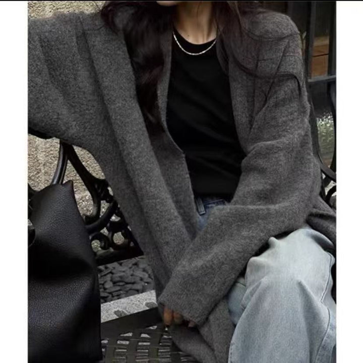 Femmes Élégant et Chaud Cardigan Oversize Chic & Stil