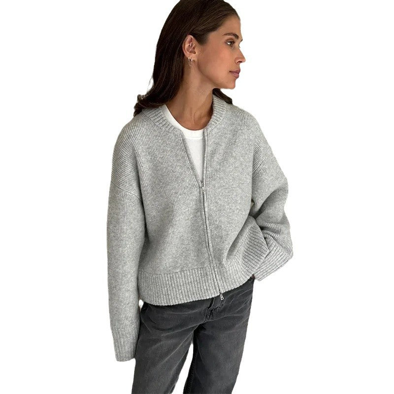 Women oversized zip vest Lune London