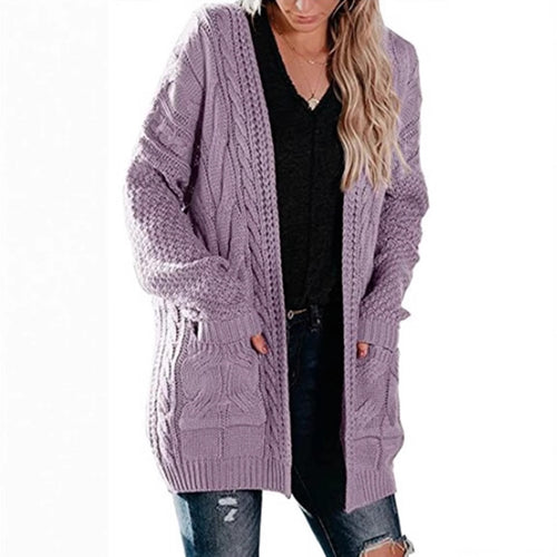 Women Chunky Knit Cardigan Chic and Still
