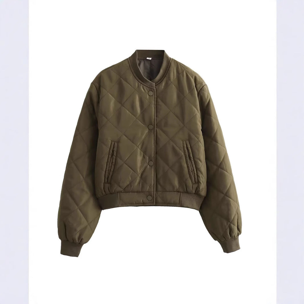 Quilted leisure jacket for women with practical button closure Lune London