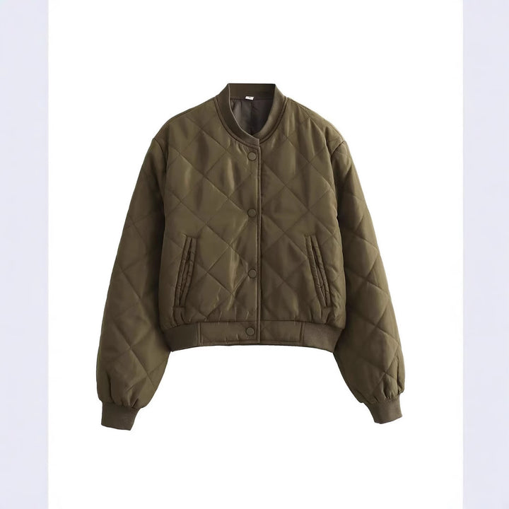Quilted leisure jacket for women with practical button closure Lune London