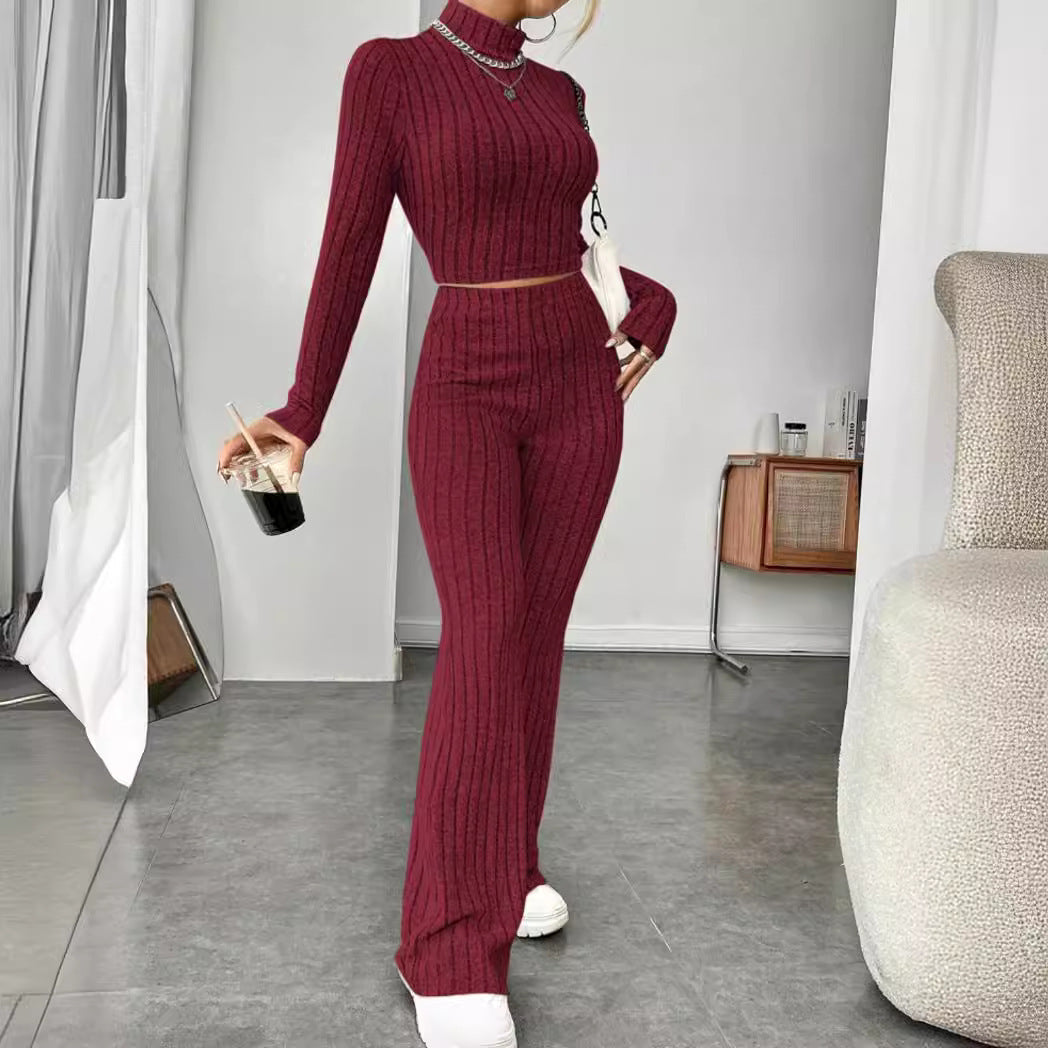Amarae ribbed sporty loungewear set for women