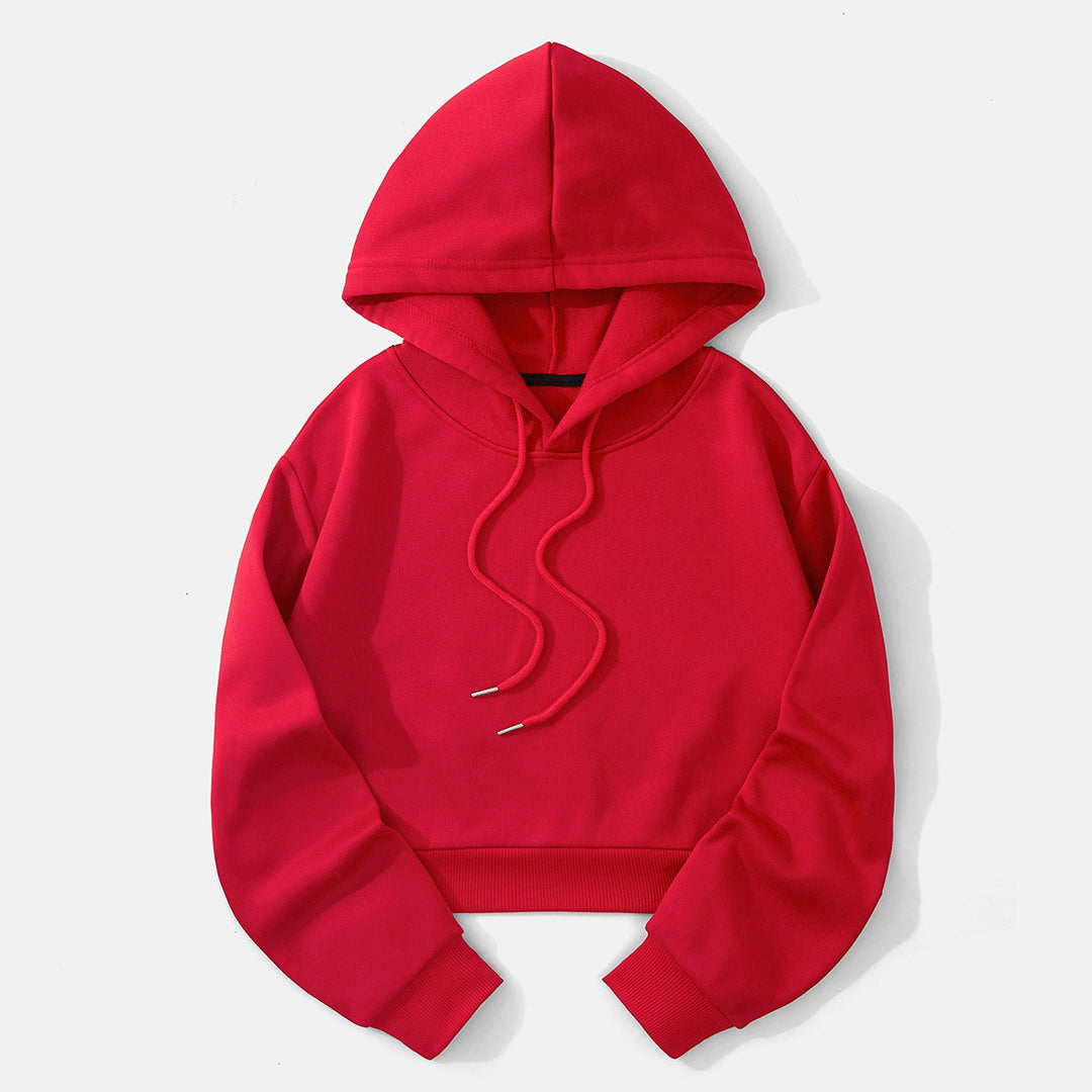 Amarae Casual Cropped Hoodie for Women