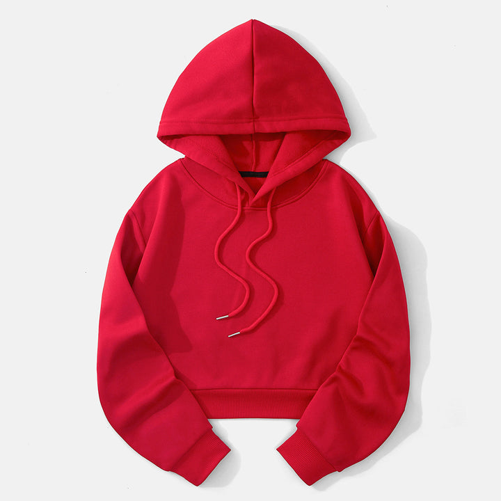 Amarae Casual Cropped Hoodie for Women
