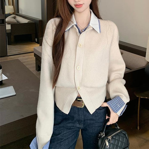 Cardigan Femme Douillet avec Détails Classiques de Boutons et Coupe Décontractée Chic & Stil