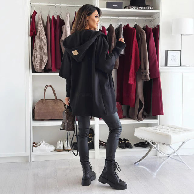 Women's hooded coat made of high-quality material with structured design Amarae
