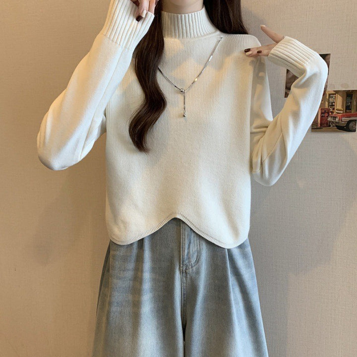 Pull col roulé élégant pour femme en coupe décontractée Chic & Stil