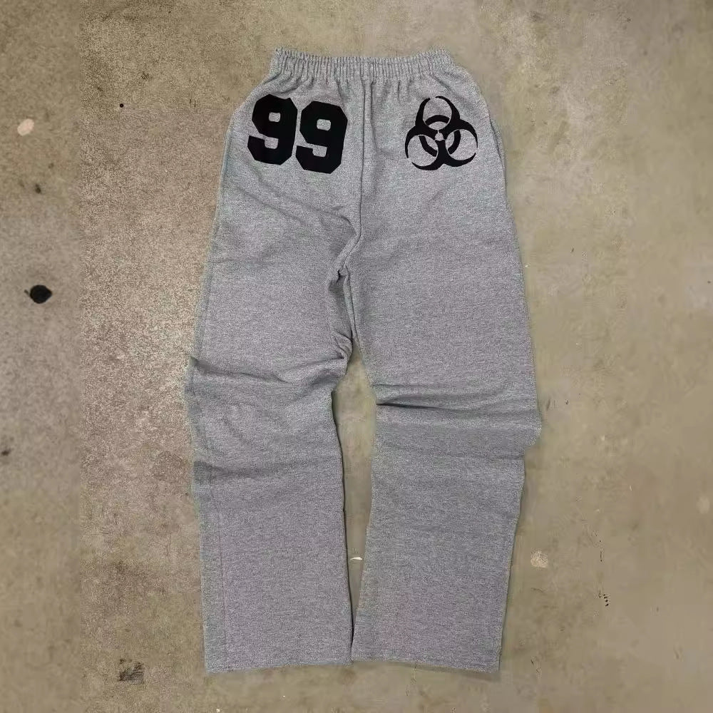 Women's sweatpants with urban biohazard design and comfortable fit Chic & Stil