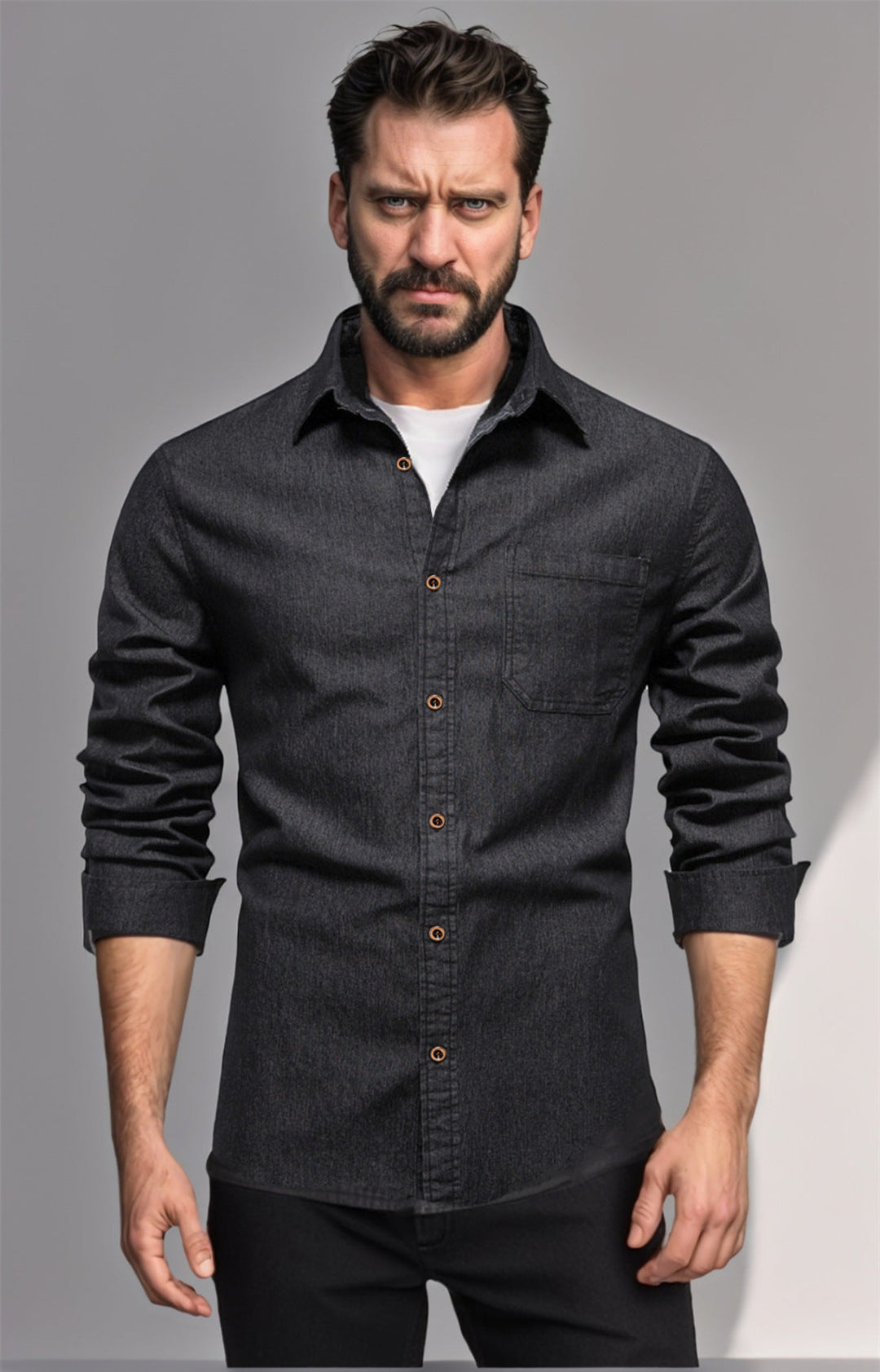 Men's Denim Shirt Lune London