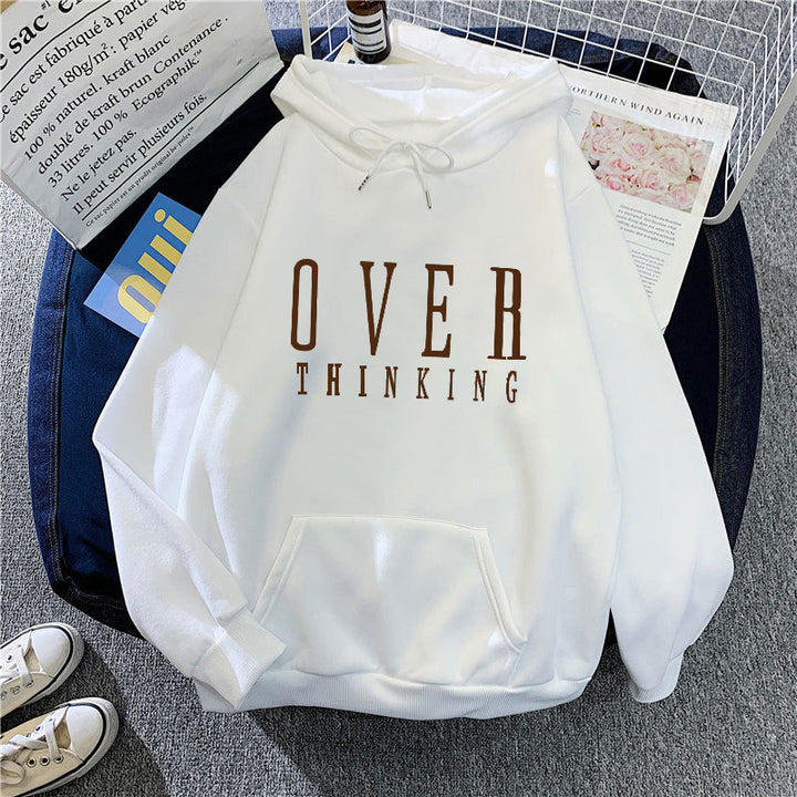 Women's hoodie with creative typography design Chic & Stil