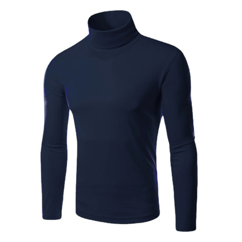Elegant turtleneck sweater for men in comfortable stretch material Lune London