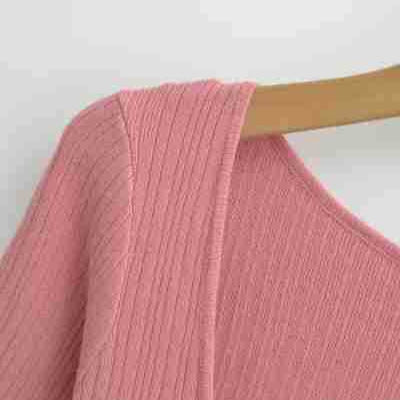 Women Figure-hugging ribbed Midi dress made of stretch knit Amarae