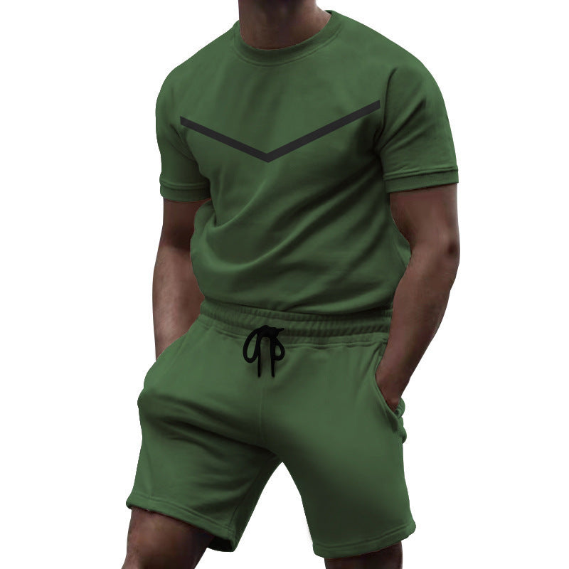 Men's sports set with t-shirt and shorts Lune London