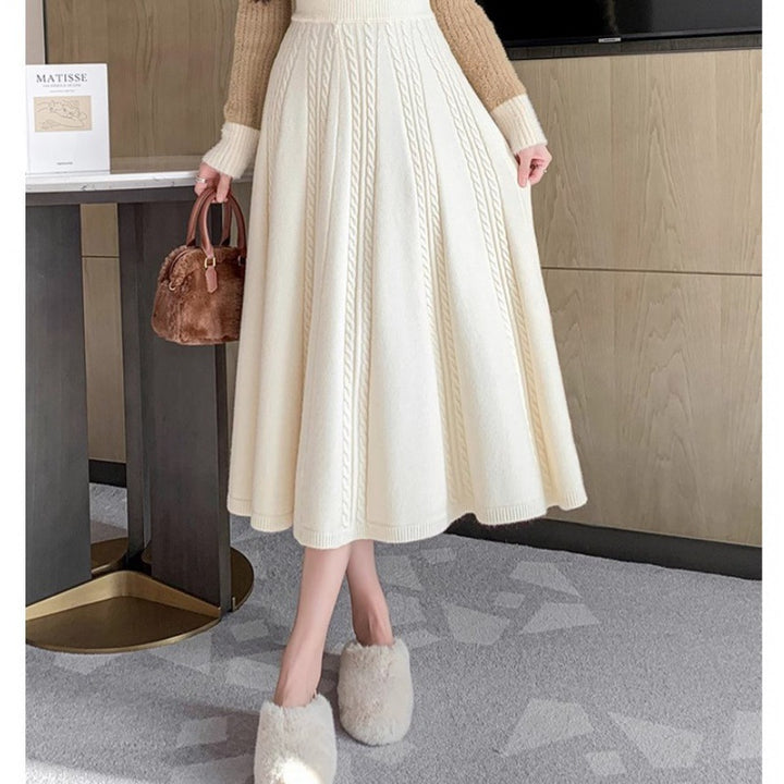 Jupe MIDI en tricot pour femmes Chic & Stil