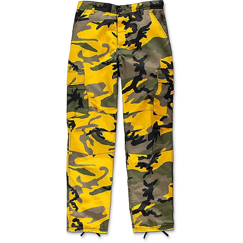 Men's camouflage cargo pants with versatile pockets Lune London